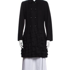 Anne Fontaine Black Wool Coat